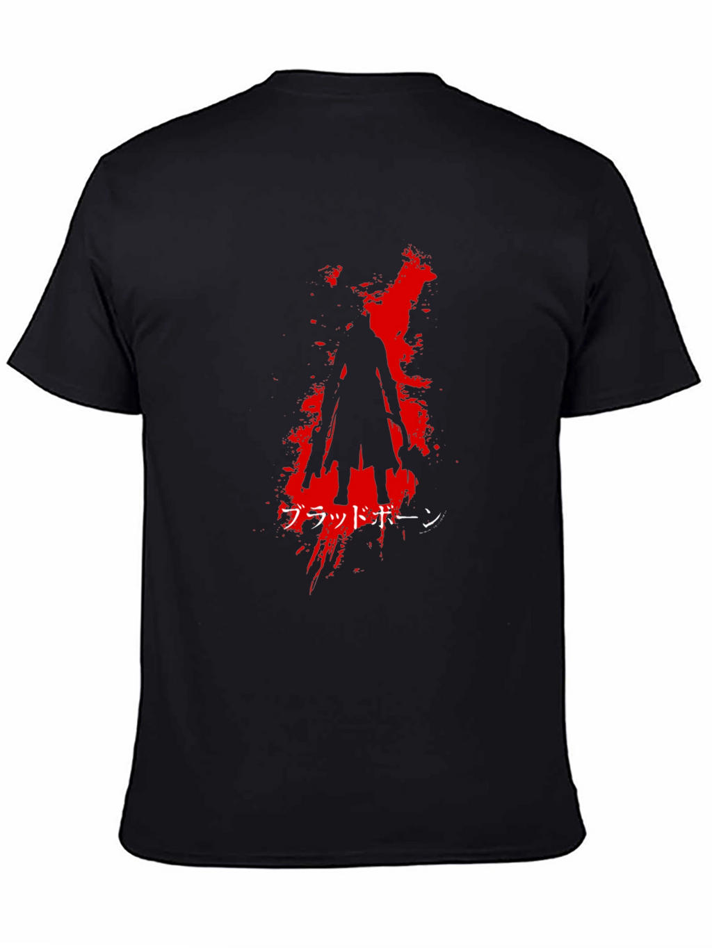 Bloodborne Graphic Tee - Hunter Silhouette Black T-Shirt