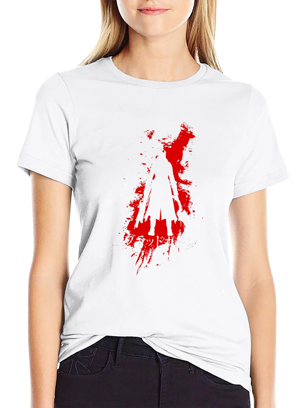Bloodborne Graphic Tee - Hunter Silhouette Black T-Shirt