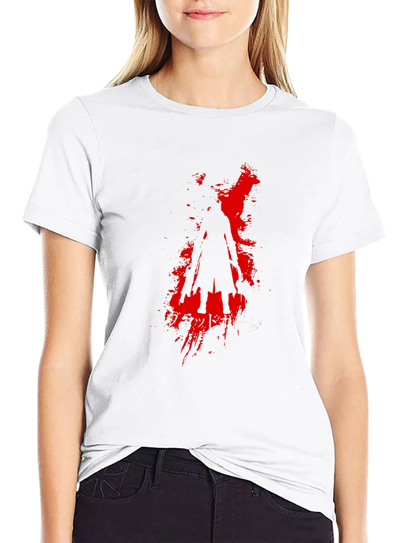 Bloodborne Graphic Tee - Hunter Silhouette Black T-Shirt