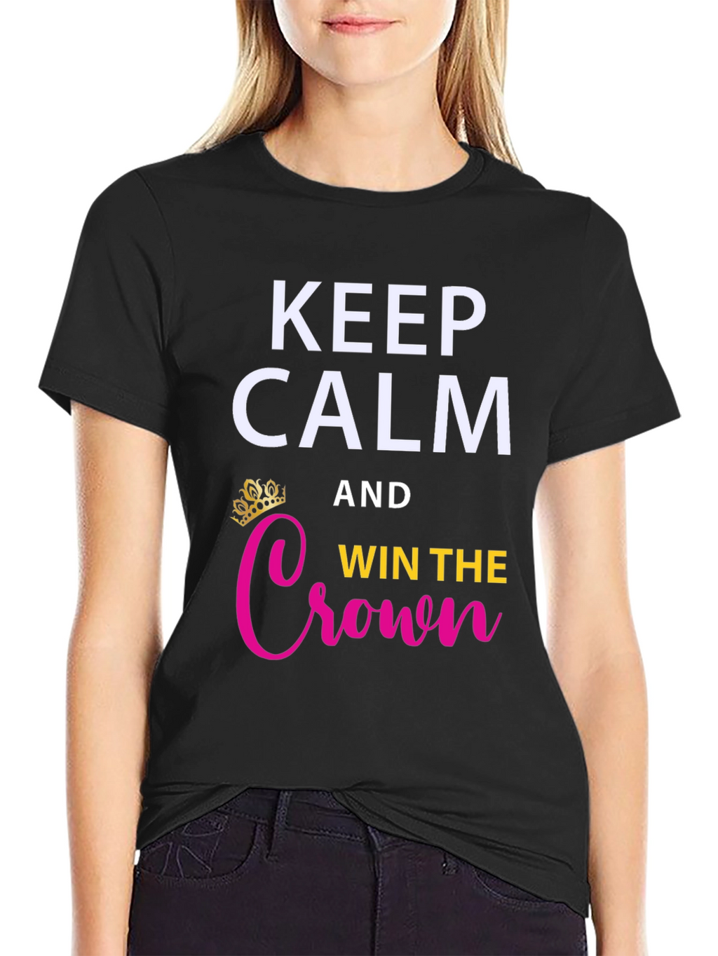 Keep Calm & Win the Crown Graphic Tee