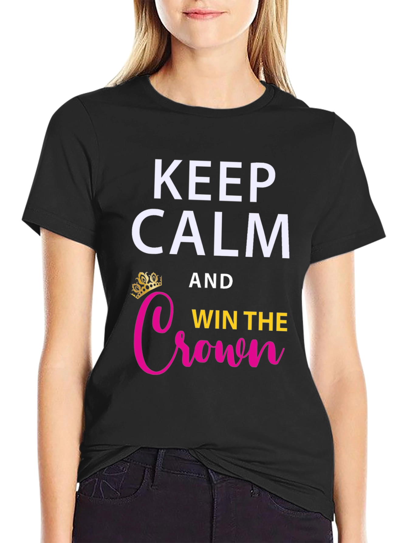 Keep Calm & Win the Crown Graphic Tee