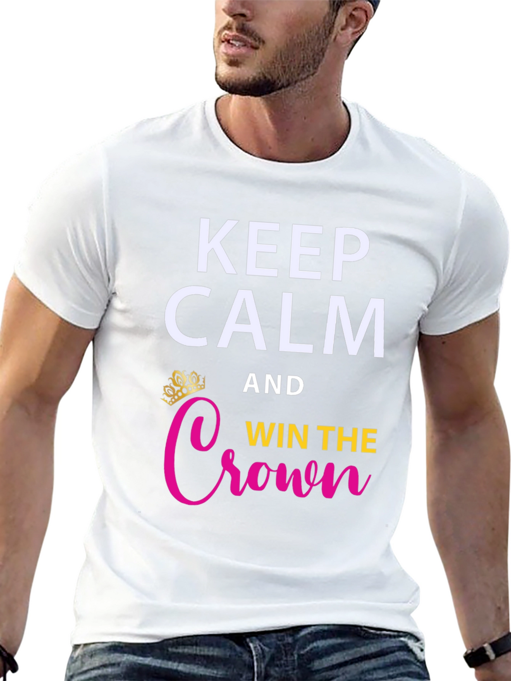 Keep Calm & Win the Crown Graphic Tee
