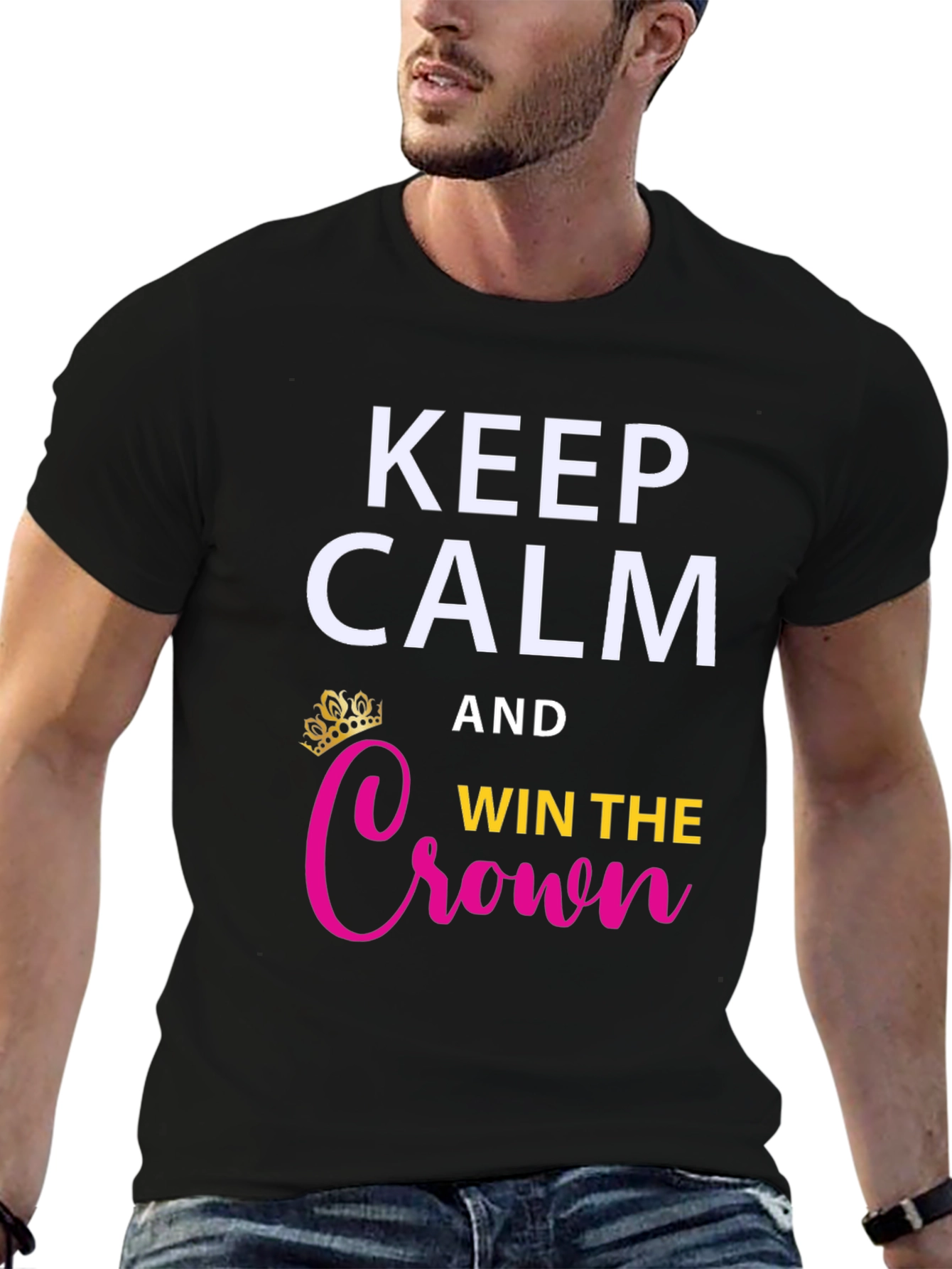 Keep Calm & Win the Crown Graphic Tee