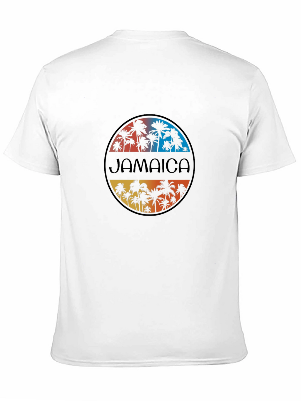 Jamaica Palm Tree T-Shirt - Island Vibes