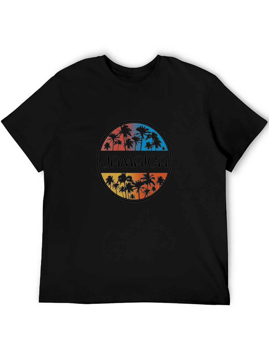 Jamaica Palm Tree T-Shirt - Island Vibes