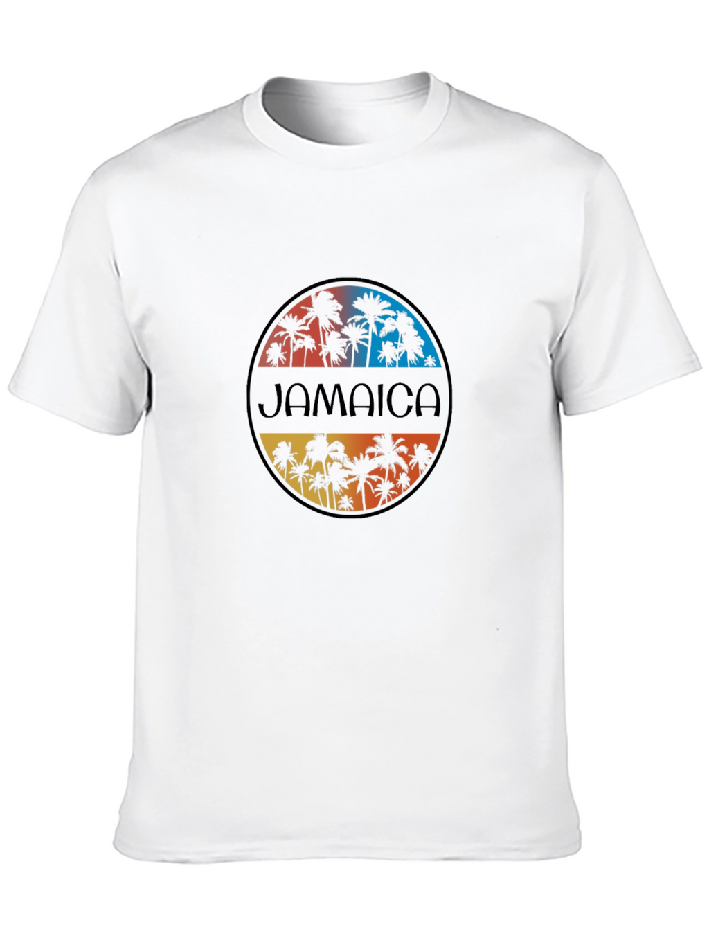 Jamaica Palm Tree T-Shirt - Island Vibes