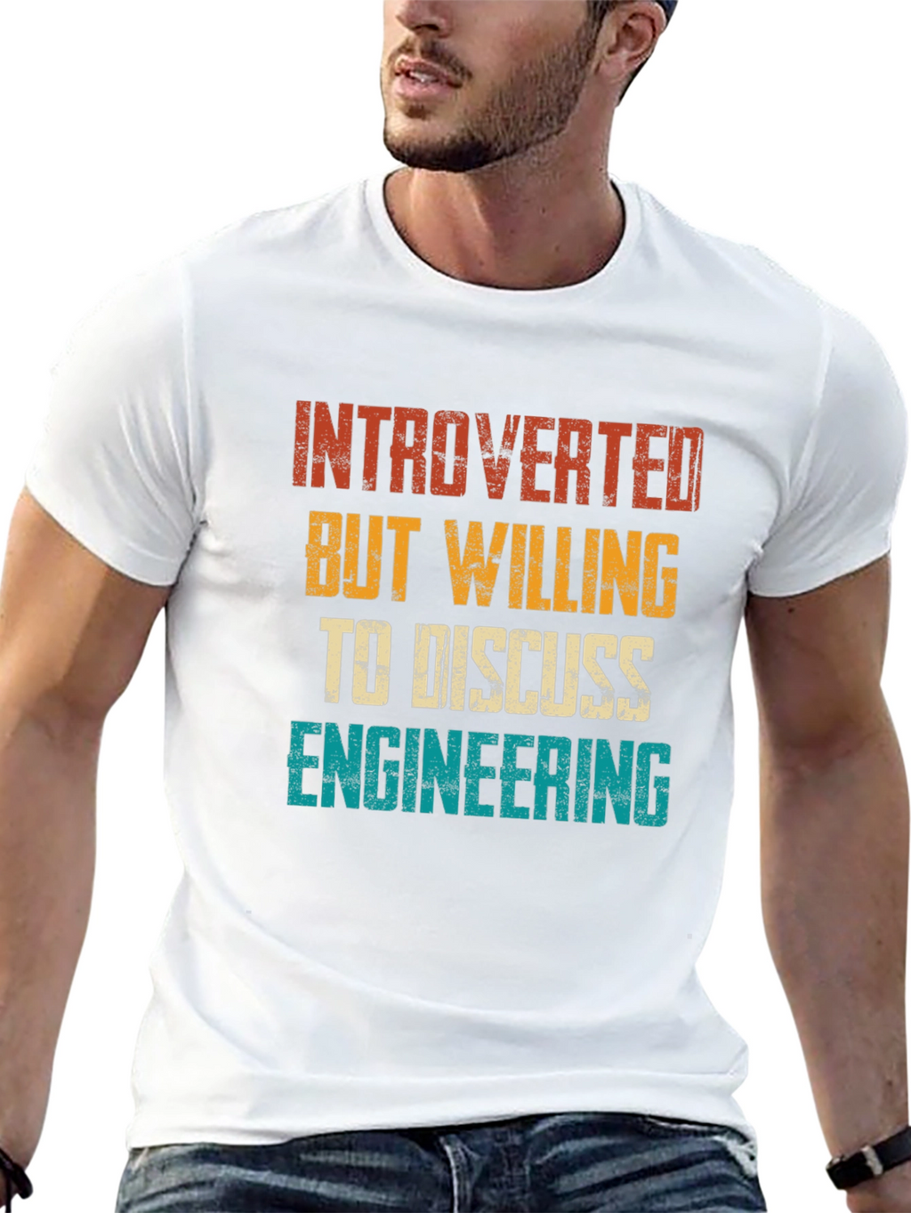 Introverted Engineering Graphic Tee - Black