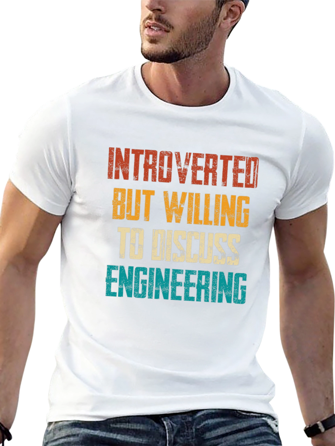 Introverted Engineering Graphic Tee - Black
