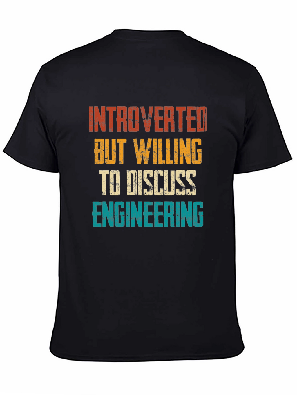 Introverted Engineering Graphic Tee - Black