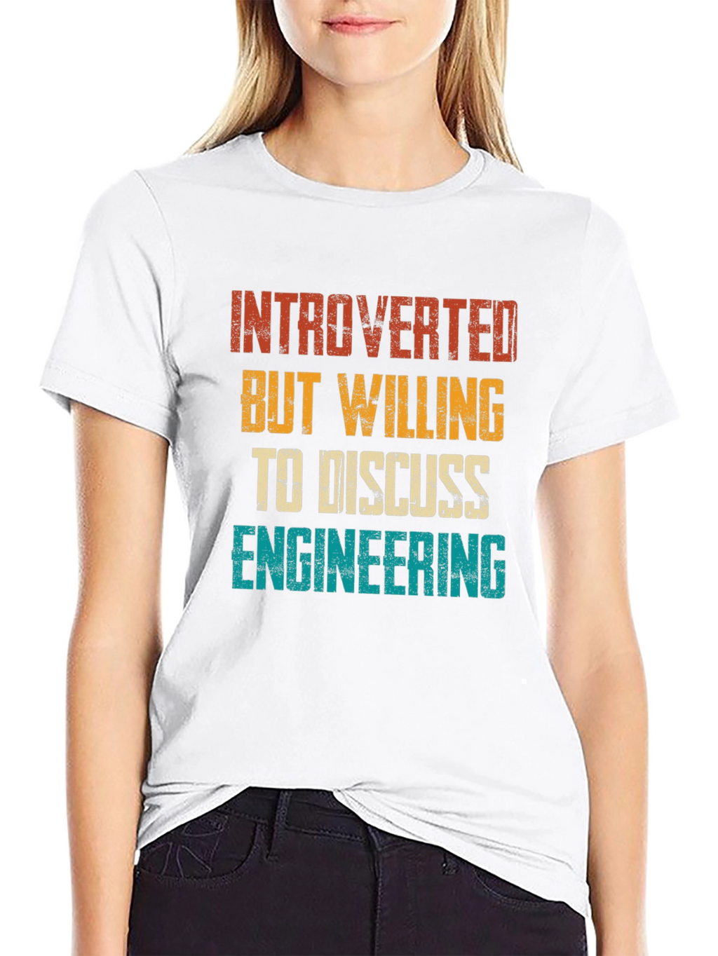Introverted Engineering Graphic Tee - Black