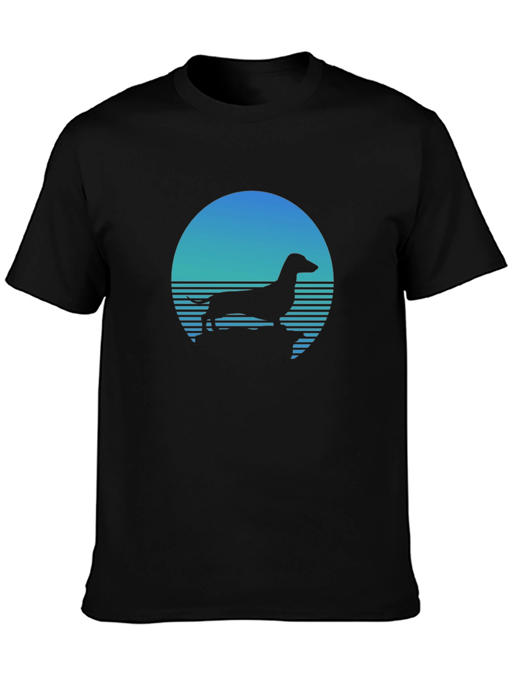 Retro Dachshund Silhouette T-Shirt