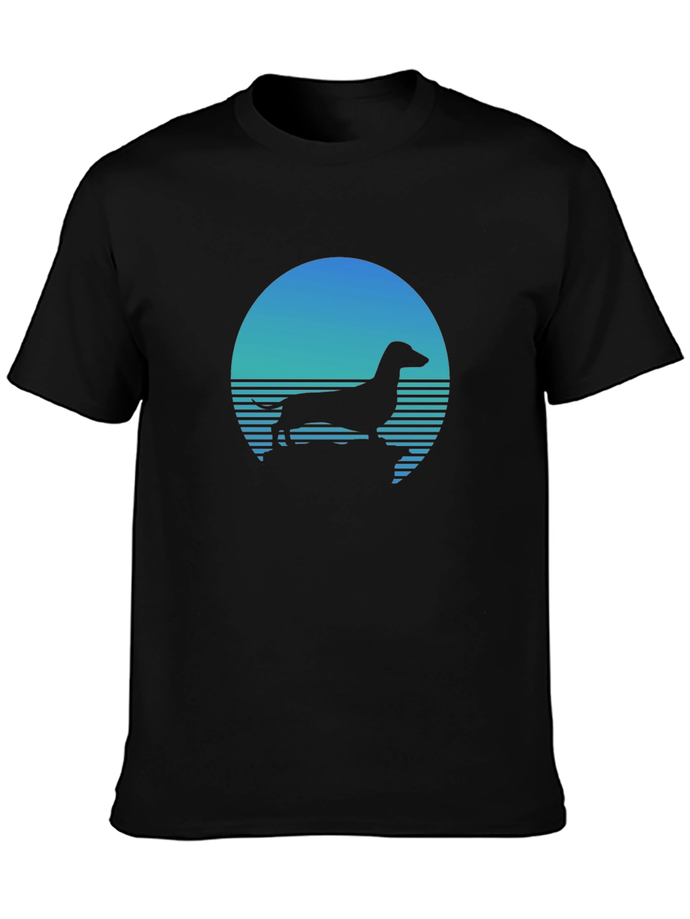 Retro Dachshund Silhouette T-Shirt