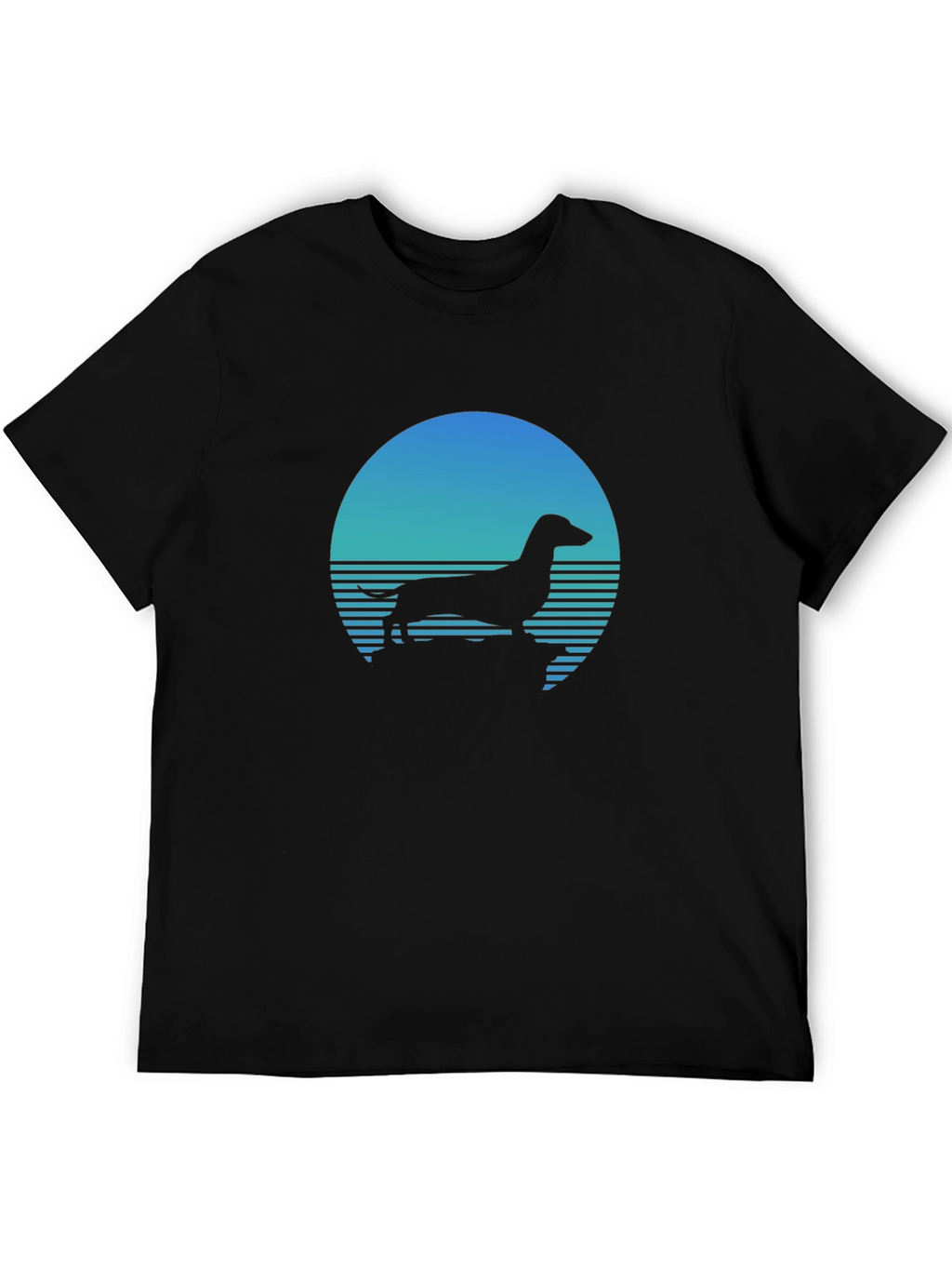 Retro Dachshund Silhouette T-Shirt