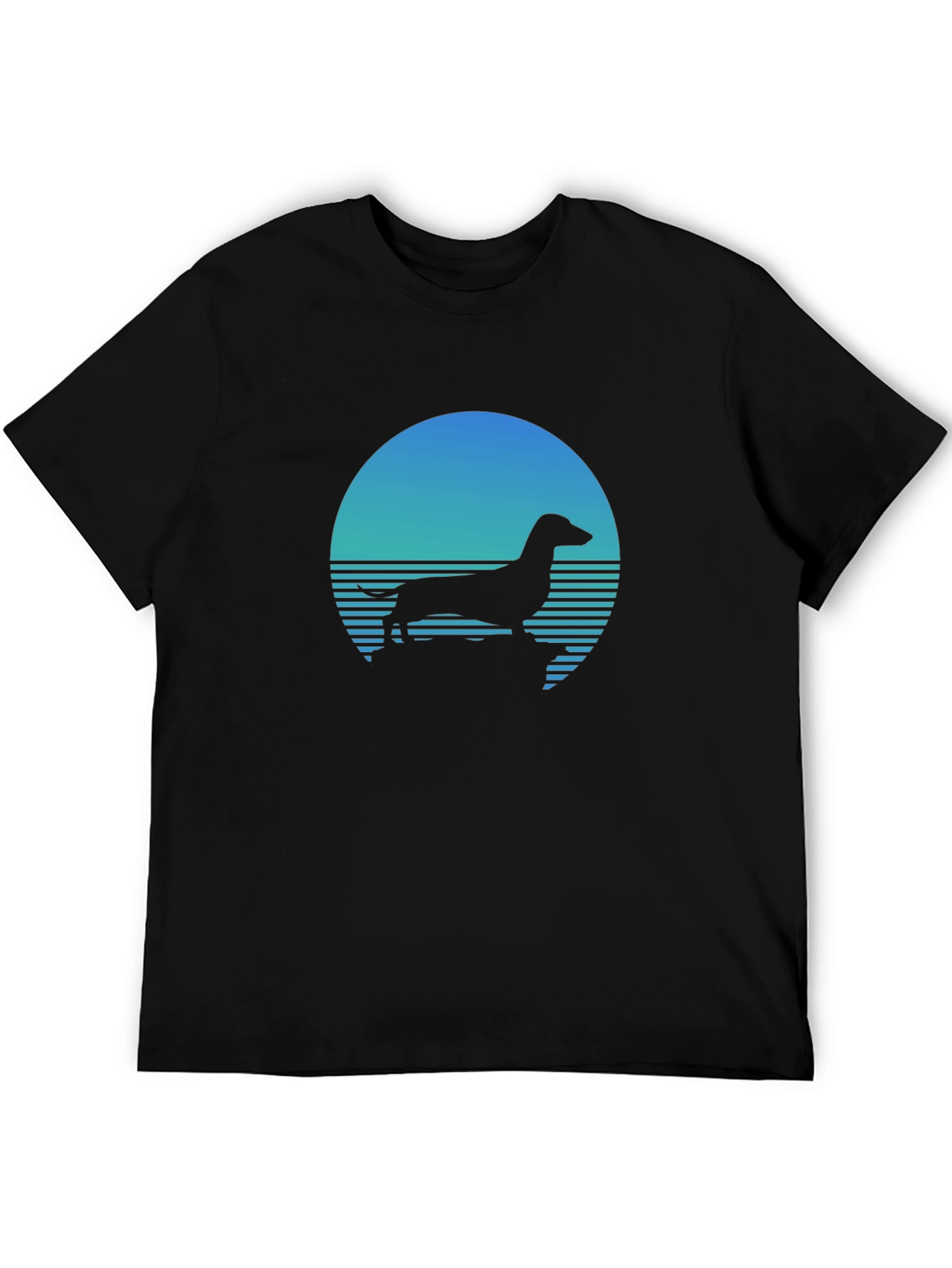 Retro Dachshund Silhouette T-Shirt