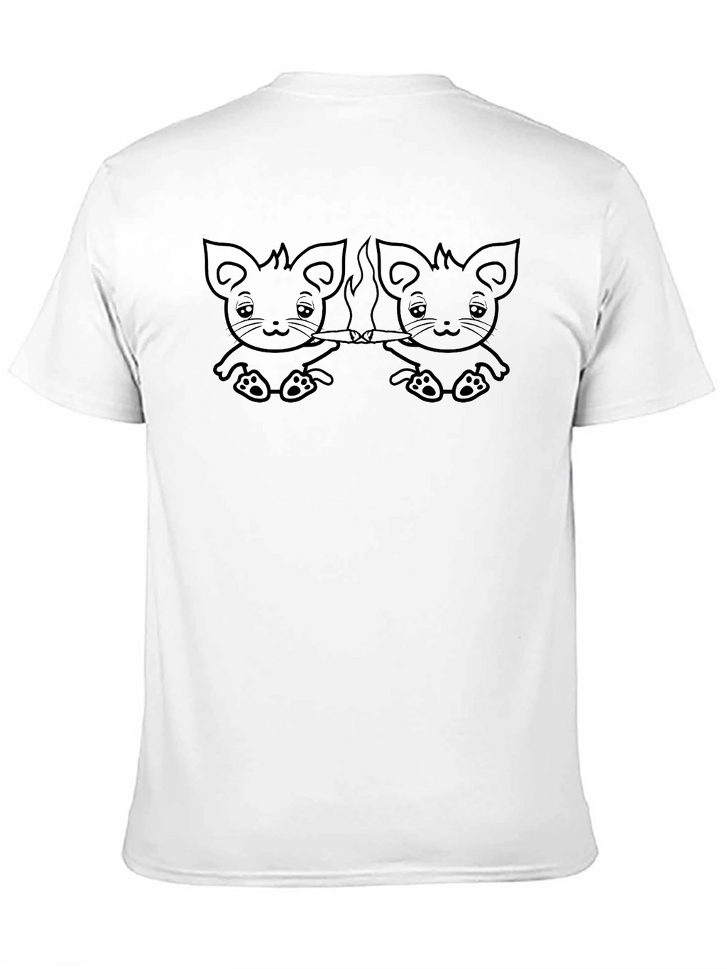 Cartoon Rat Joint T-Shirt