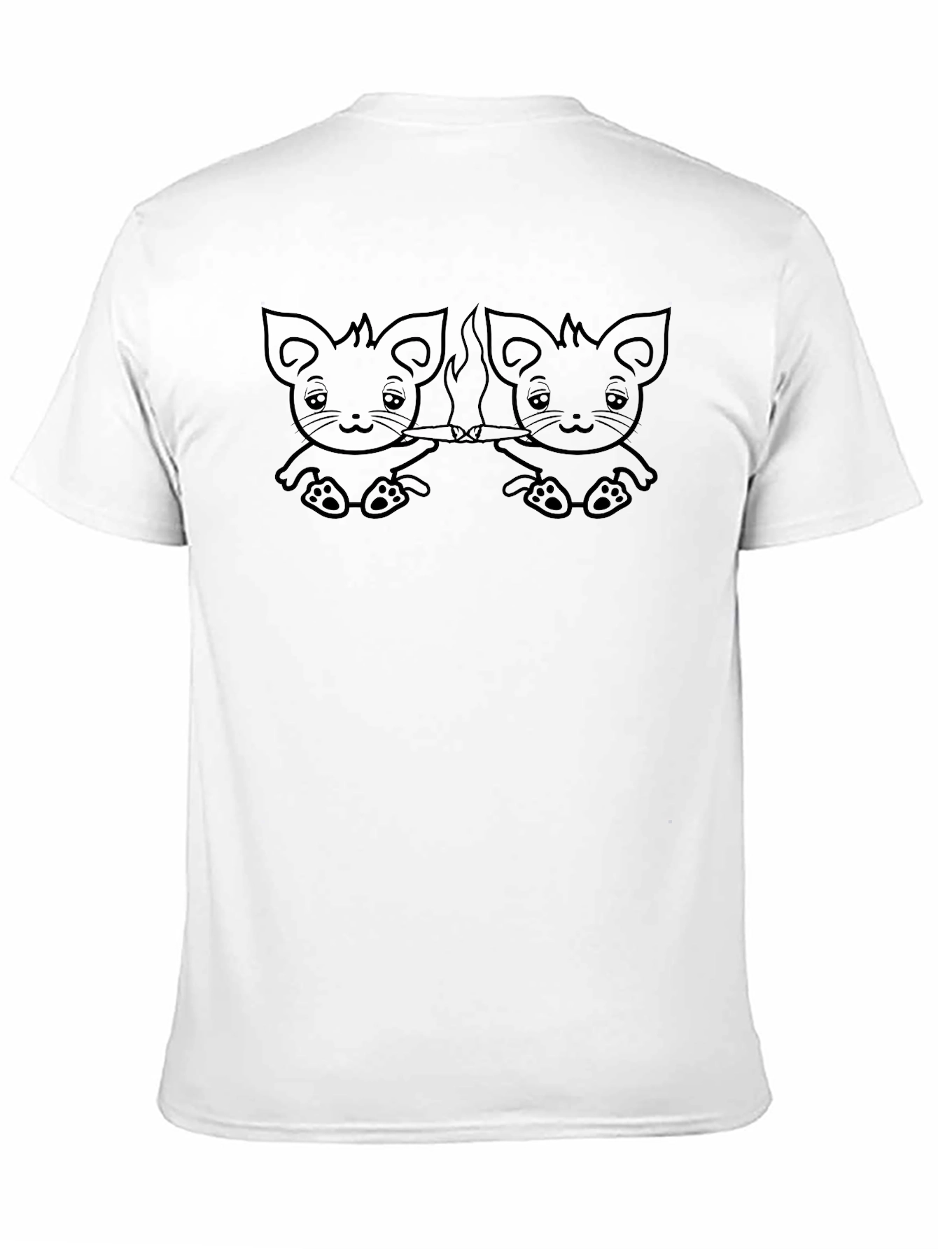 Cartoon Rat Joint T-Shirt