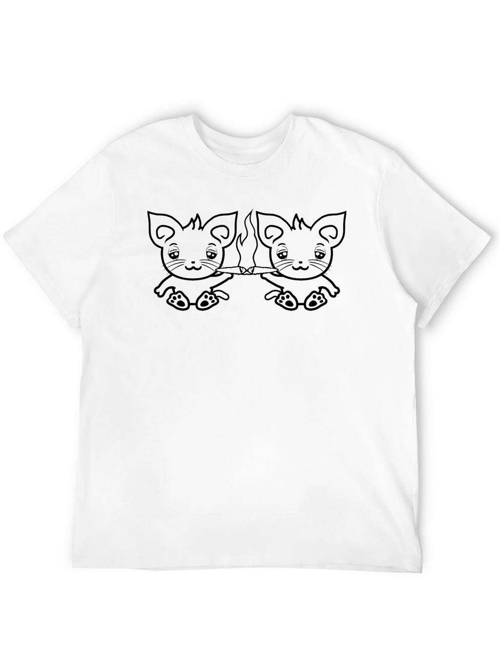 Cartoon Rat Joint T-Shirt
