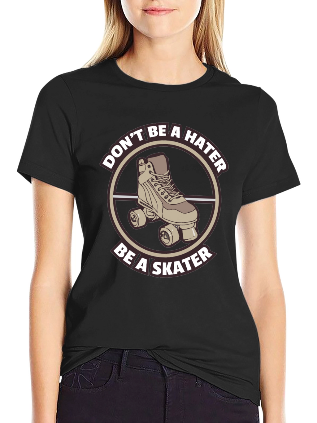 Skater Graphic Tee - Dont Be a Hater