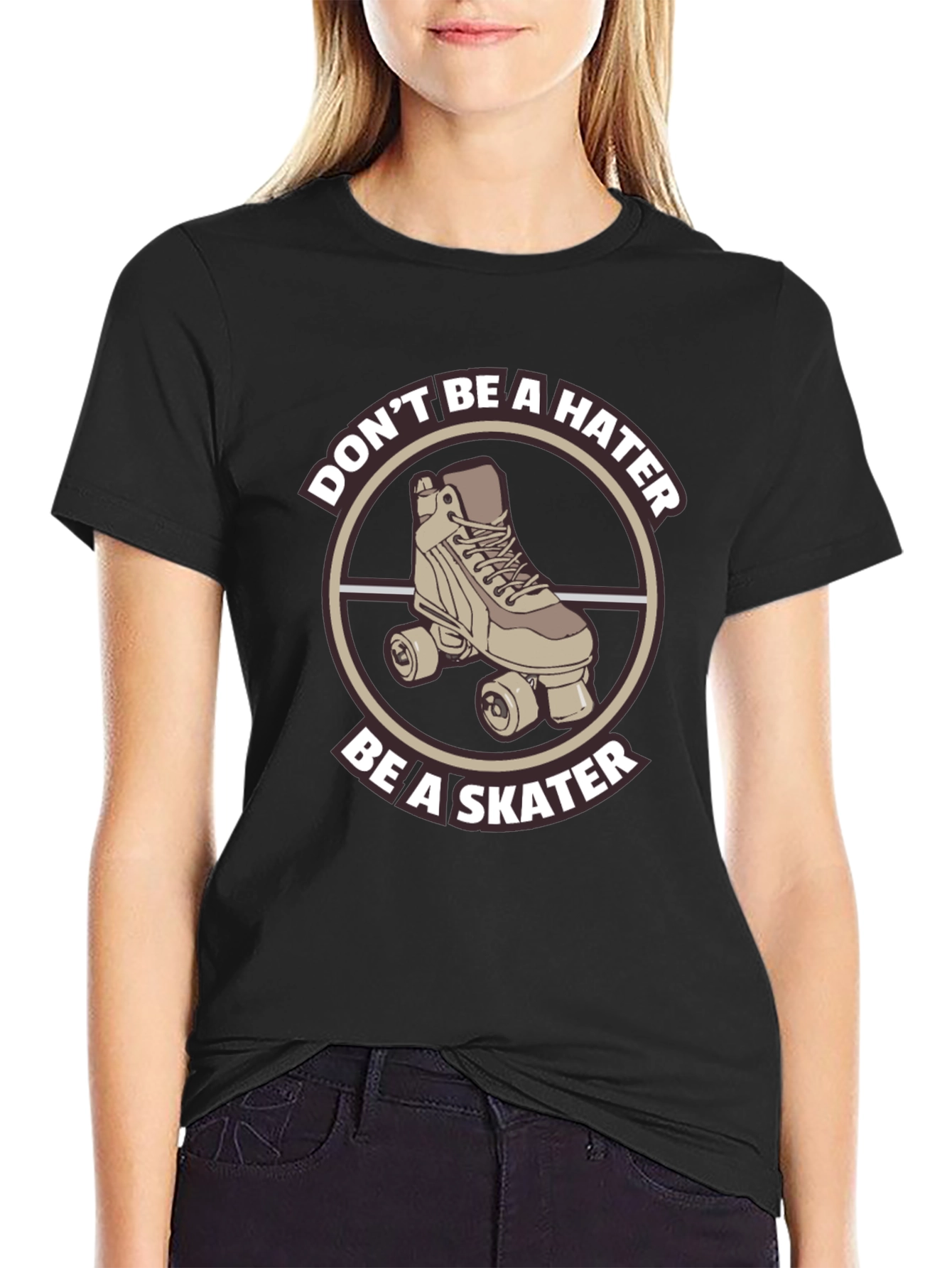 Skater Graphic Tee - Dont Be a Hater