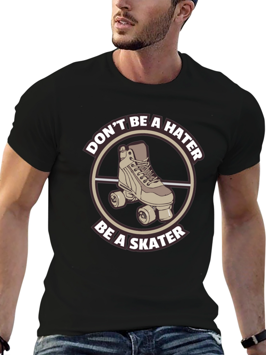 Skater Graphic Tee - Dont Be a Hater