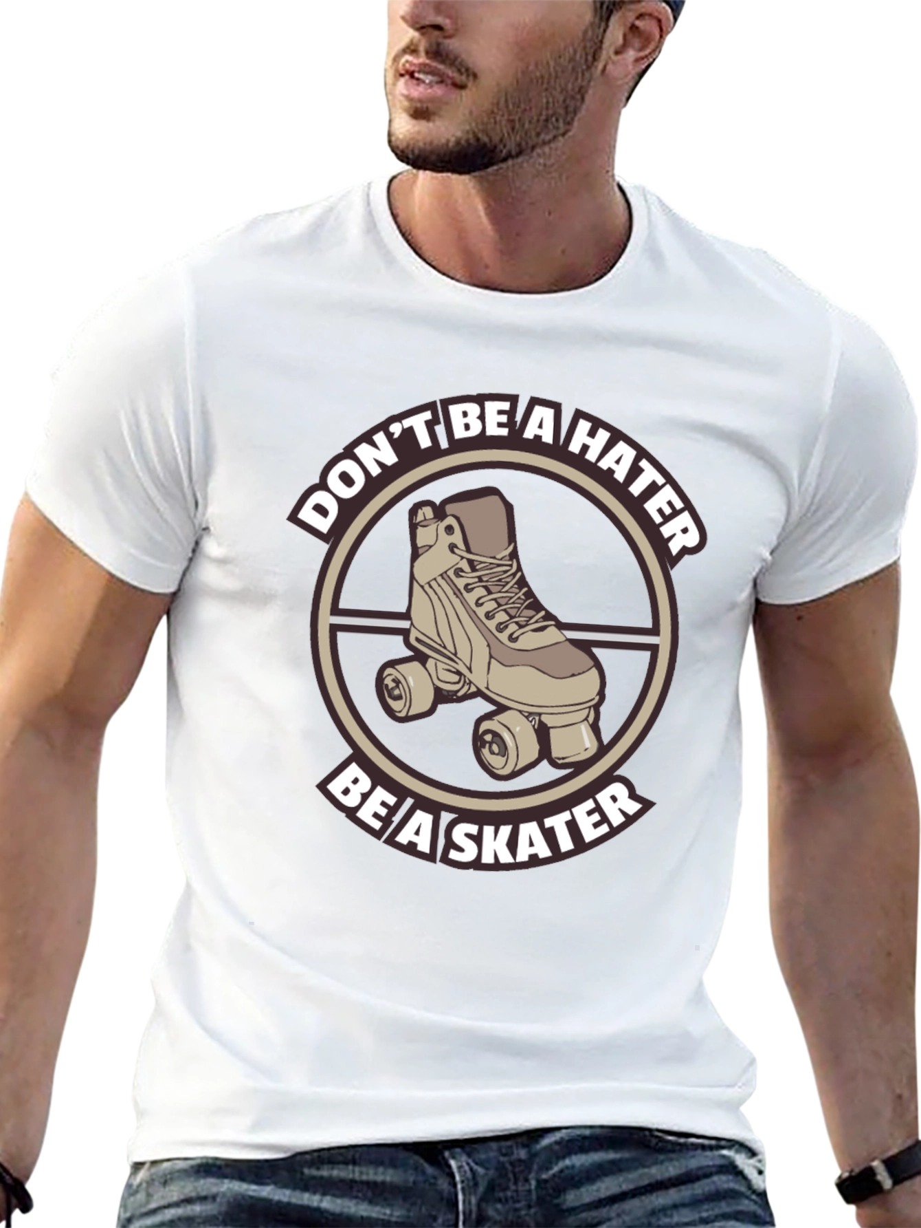Skater Graphic Tee - Dont Be a Hater
