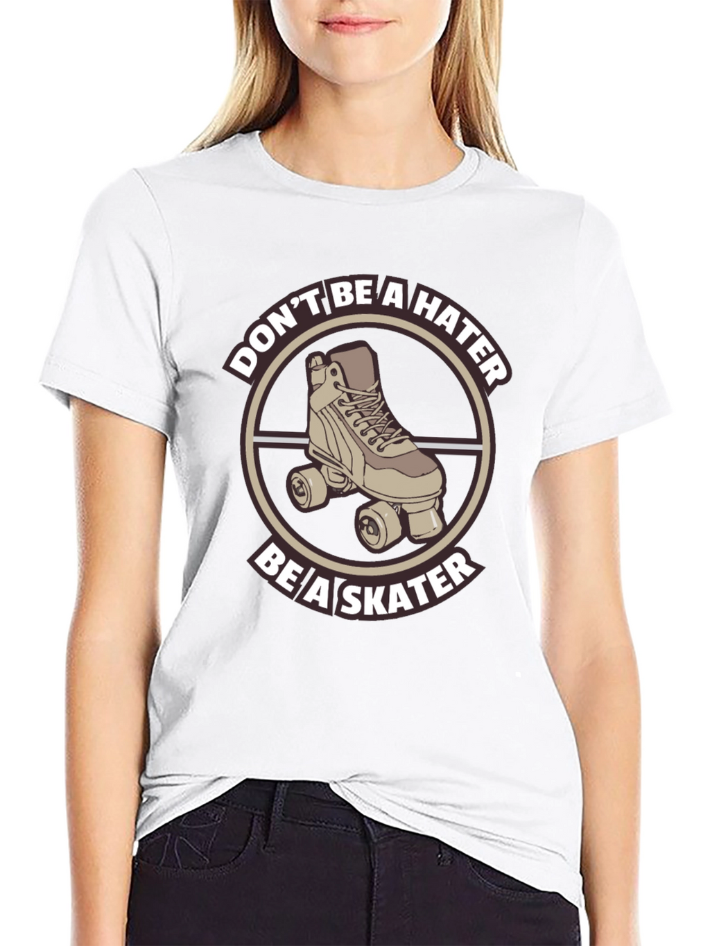 Skater Graphic Tee - Dont Be a Hater