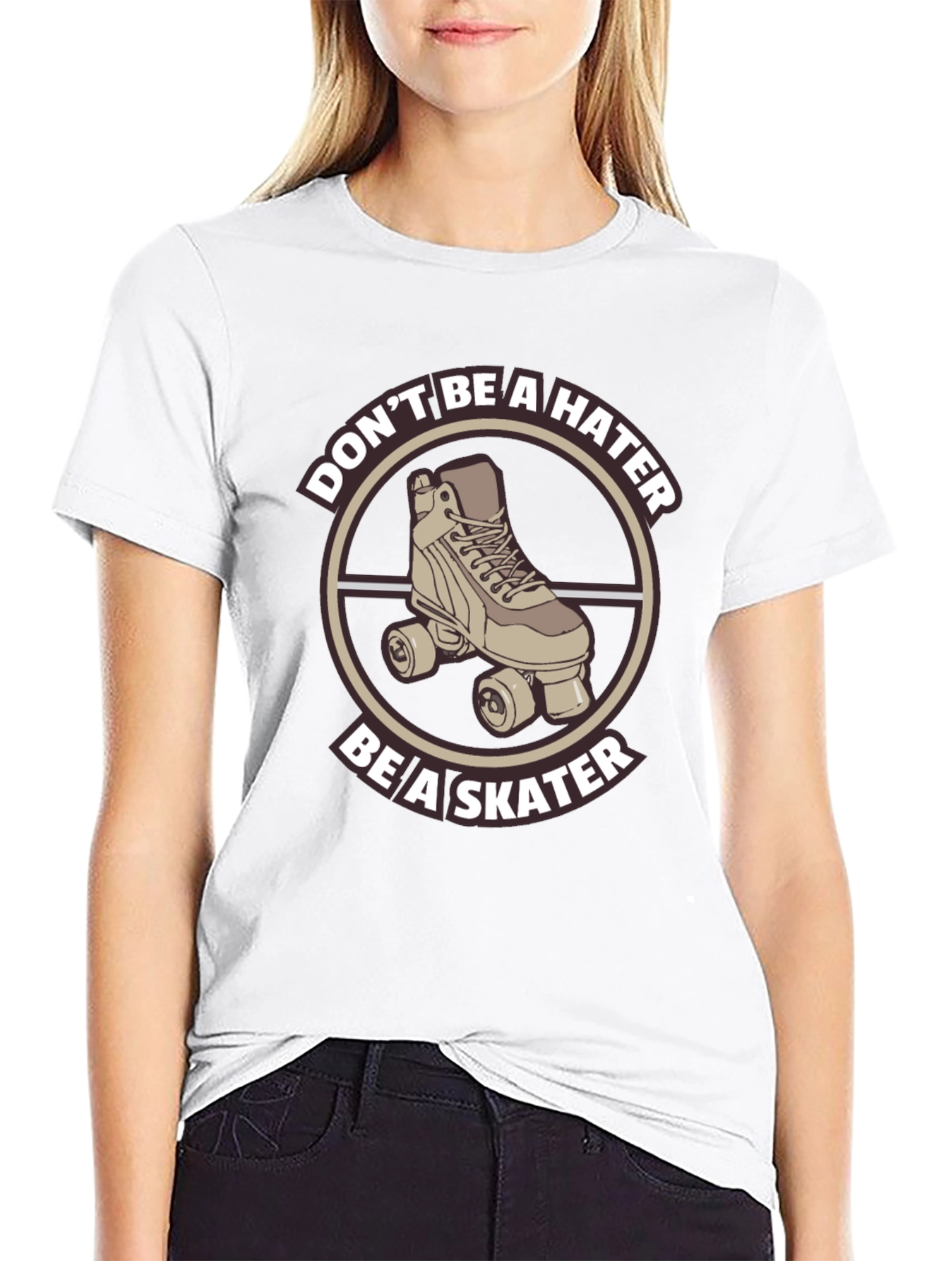 Skater Graphic Tee - Dont Be a Hater