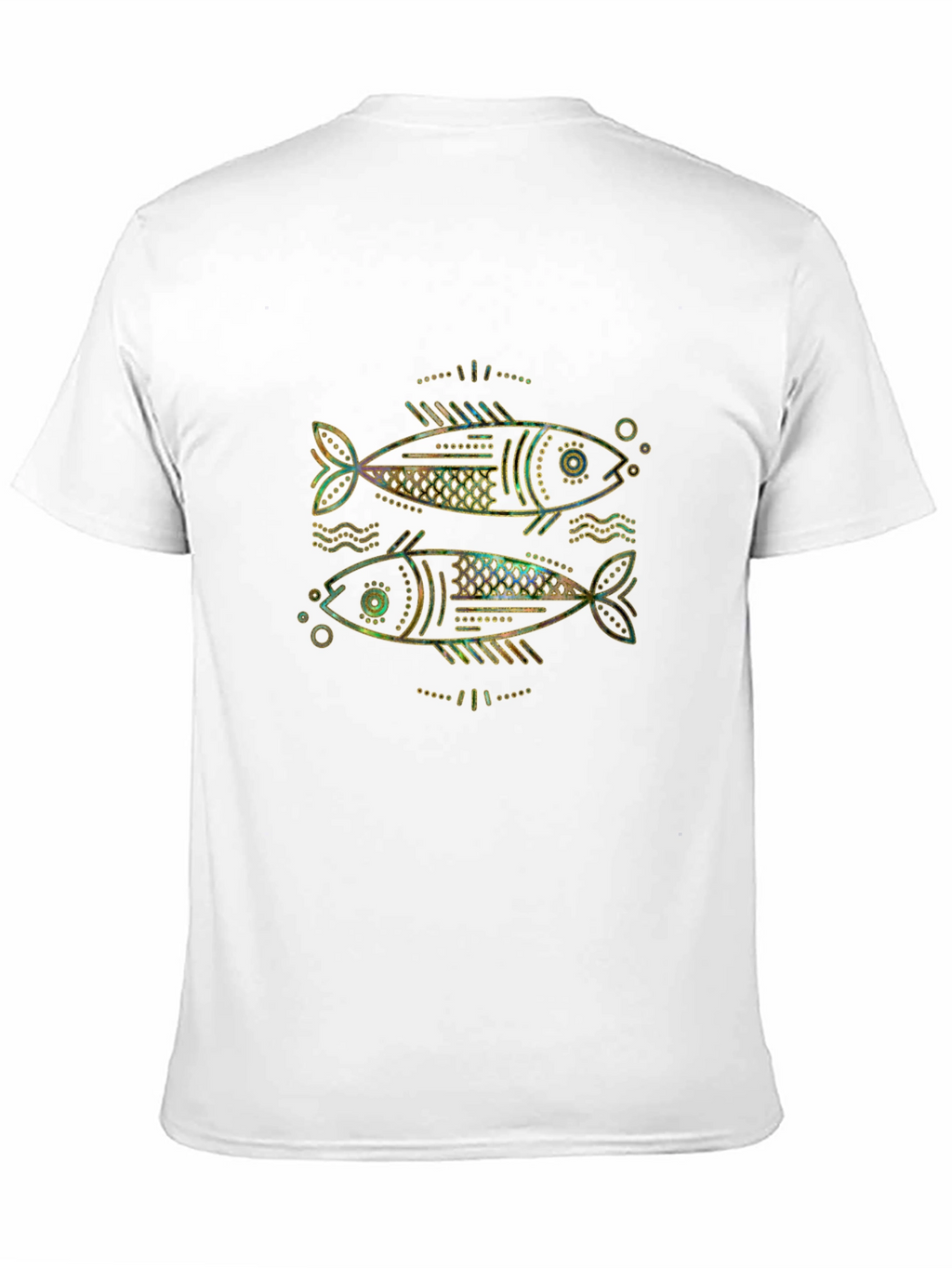 Two Fish Graphic T-Shirt - Unisex Black Tee