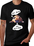 Sad Pug Graphic T-Shirt - Funny Math Tee