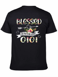Blessed to be Called Gigi Floral T-Shirt