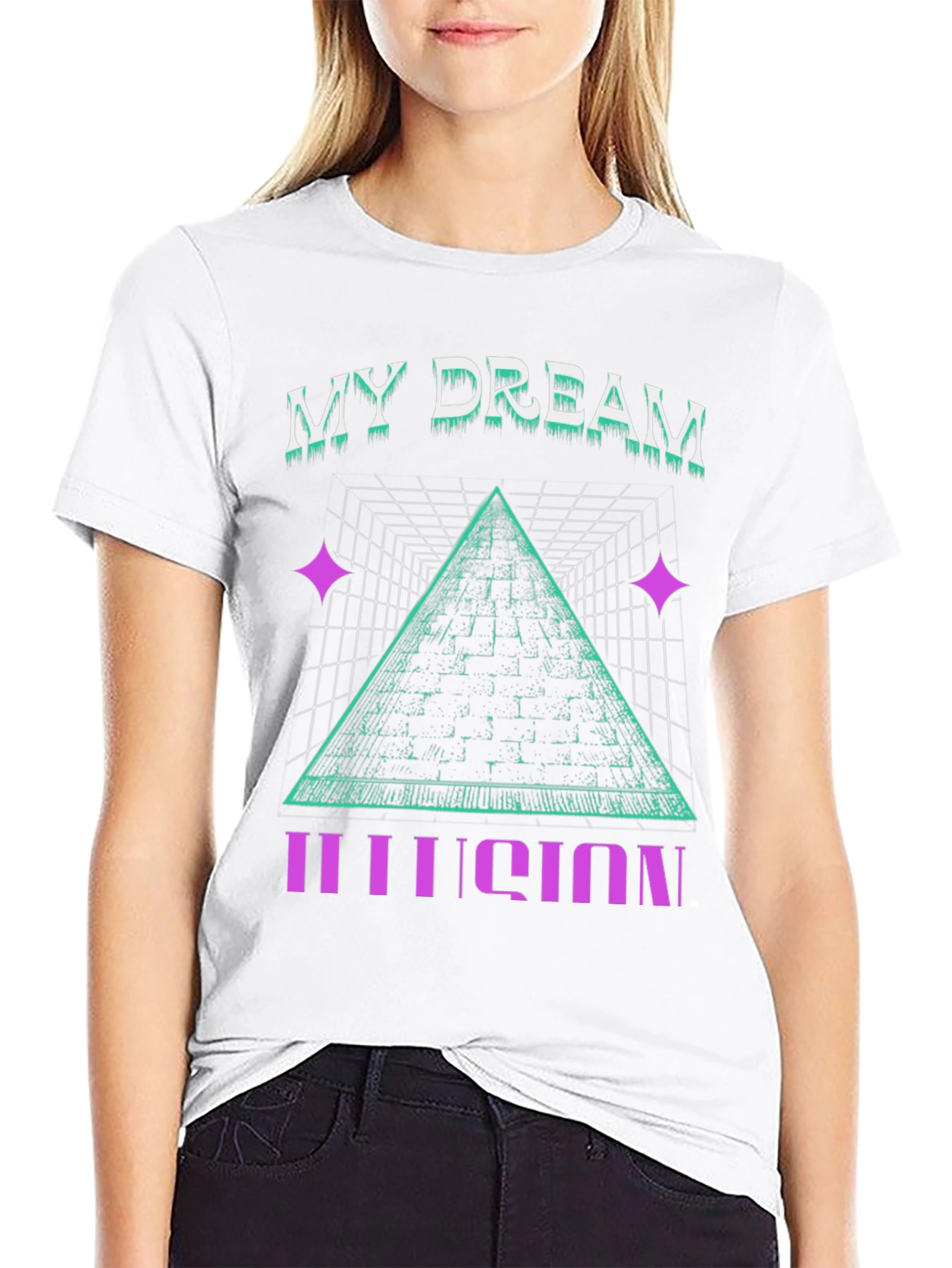 My Dream Illusion Graphic Tee - Mens Black T-Shirt