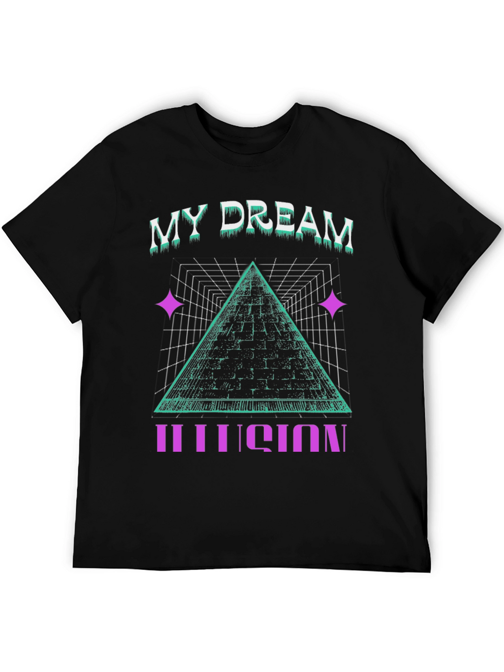 My Dream Illusion Graphic Tee - Mens Black T-Shirt