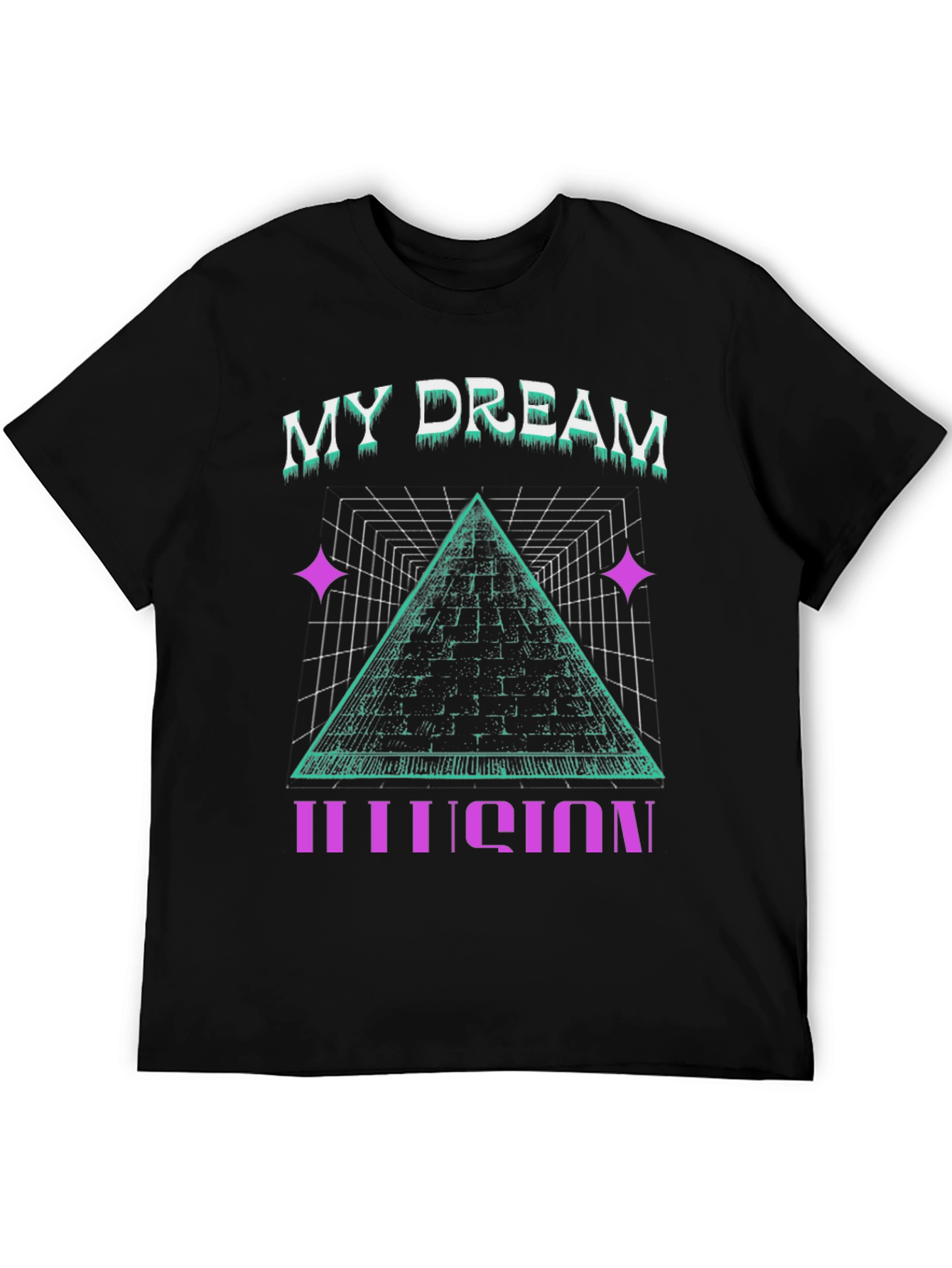 My Dream Illusion Graphic Tee - Mens Black T-Shirt