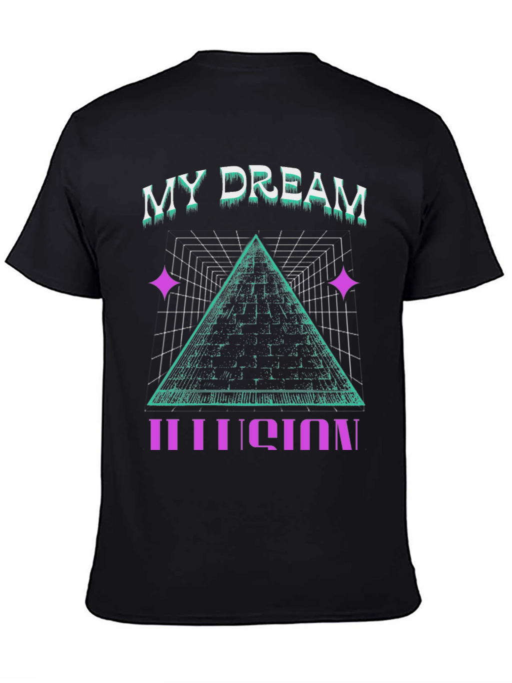 My Dream Illusion Graphic Tee - Mens Black T-Shirt