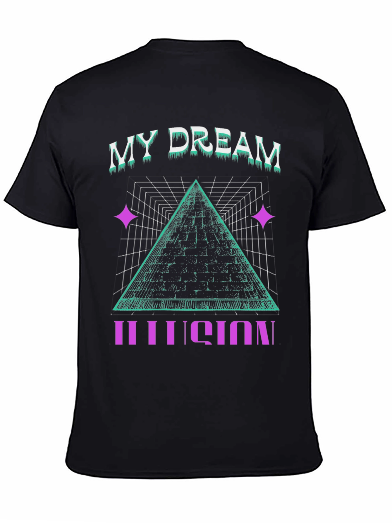 My Dream Illusion Graphic Tee - Mens Black T-Shirt
