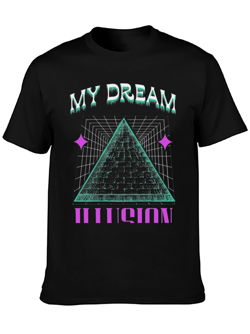 My Dream Illusion Graphic Tee - Mens Black T-Shirt