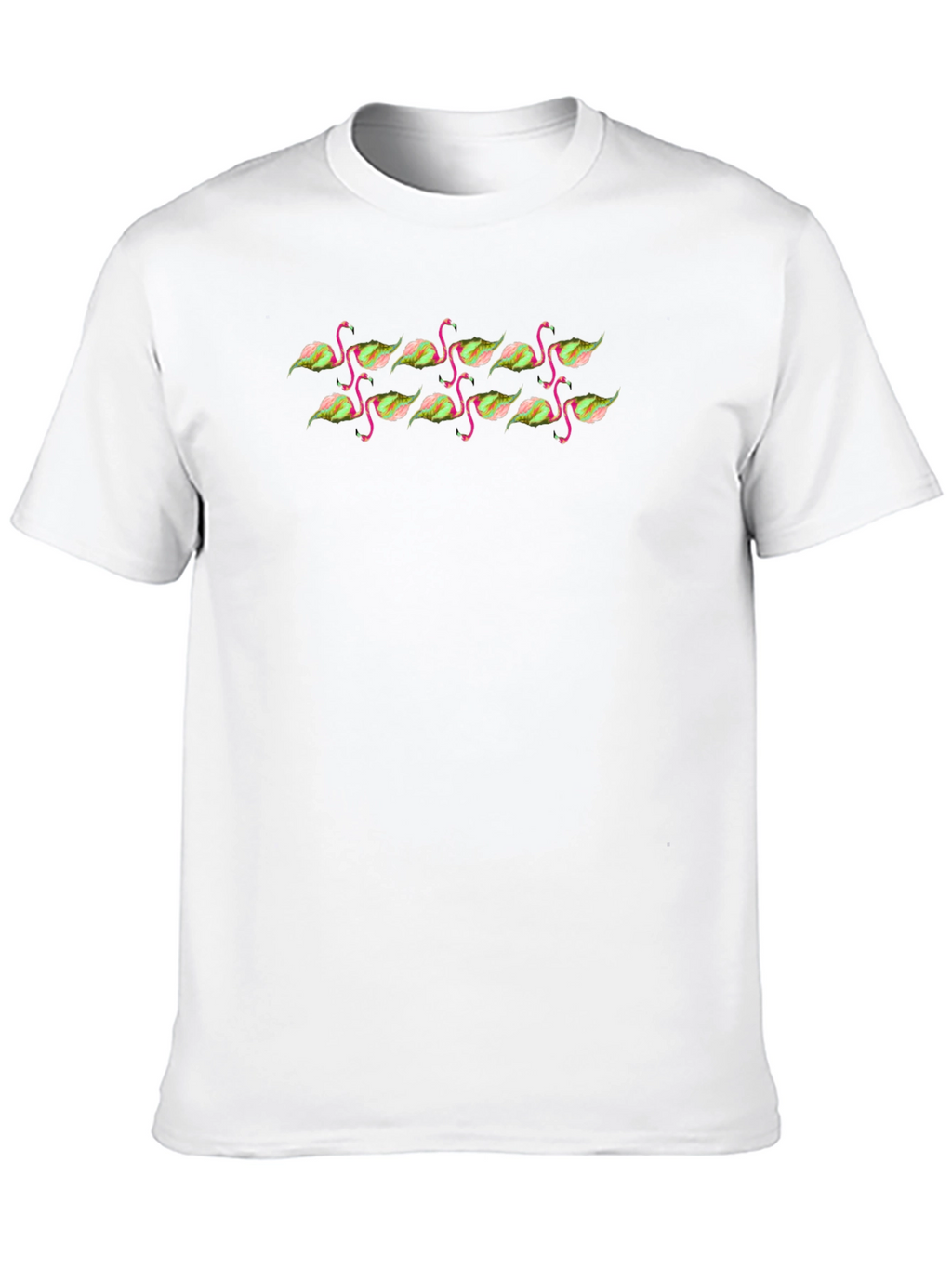 Black Flamingo Leaf Graphic Tee