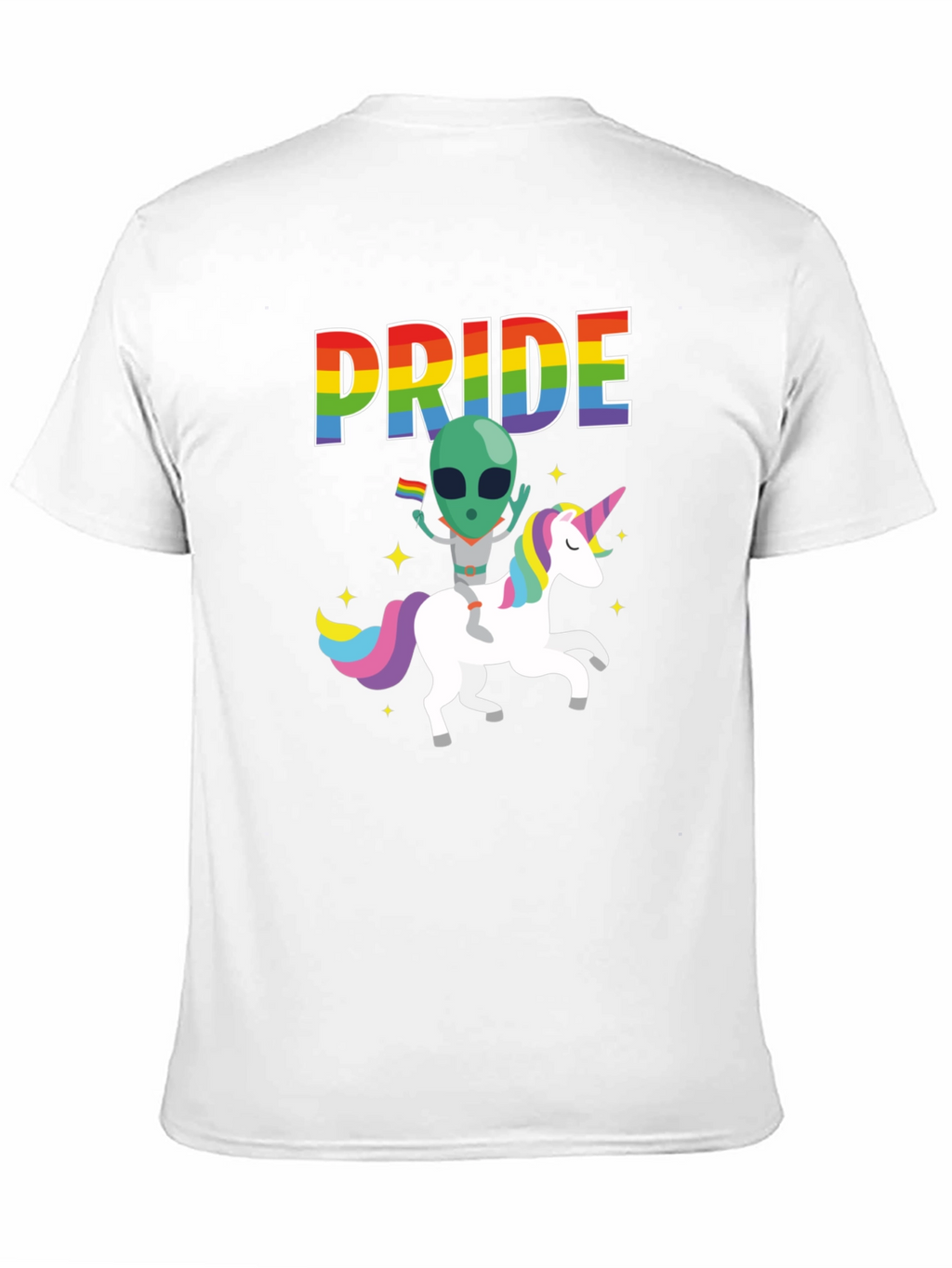 Pride Alien Unicorn Graphic Tee