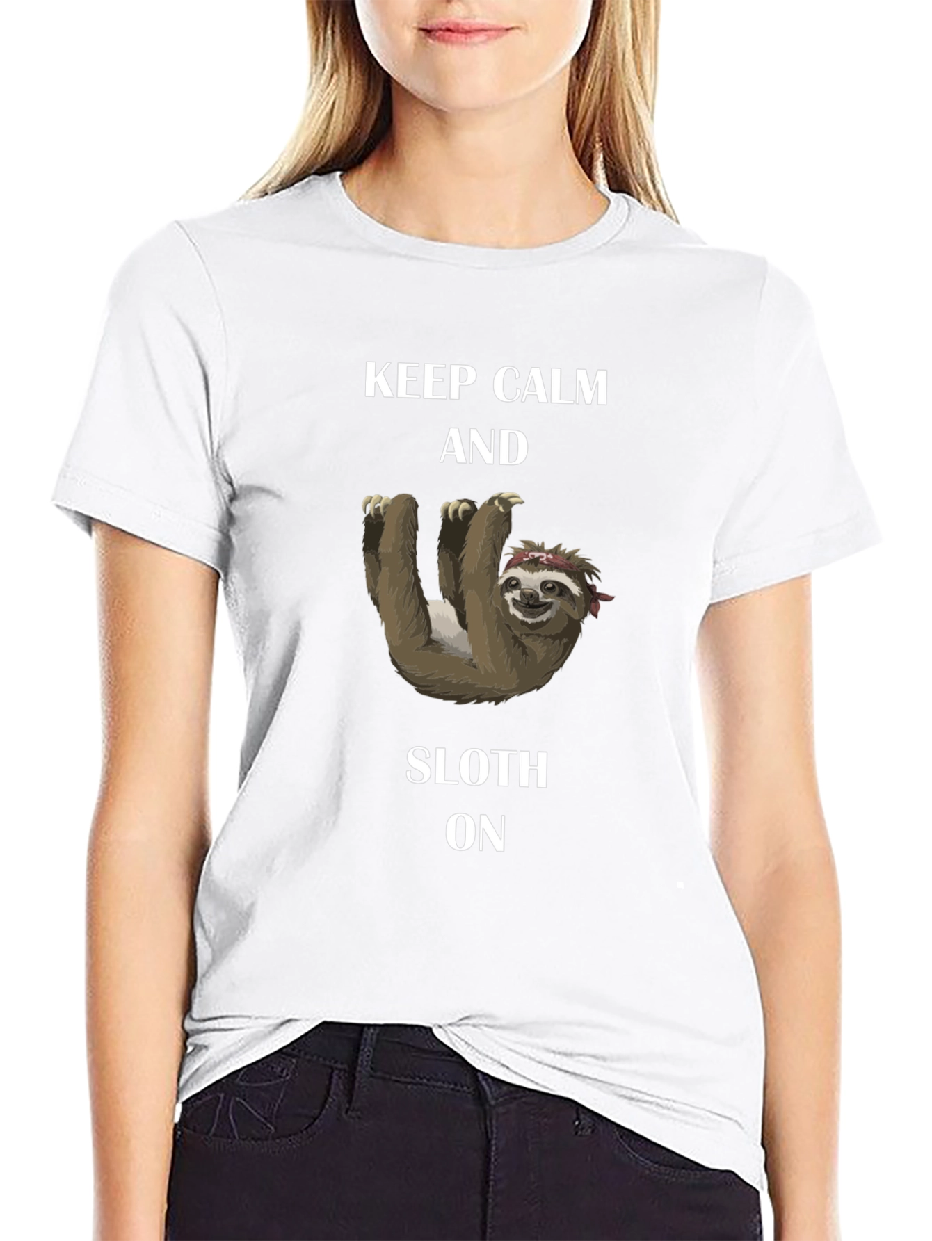 Keep Calm and Sloth On T-Shirt
