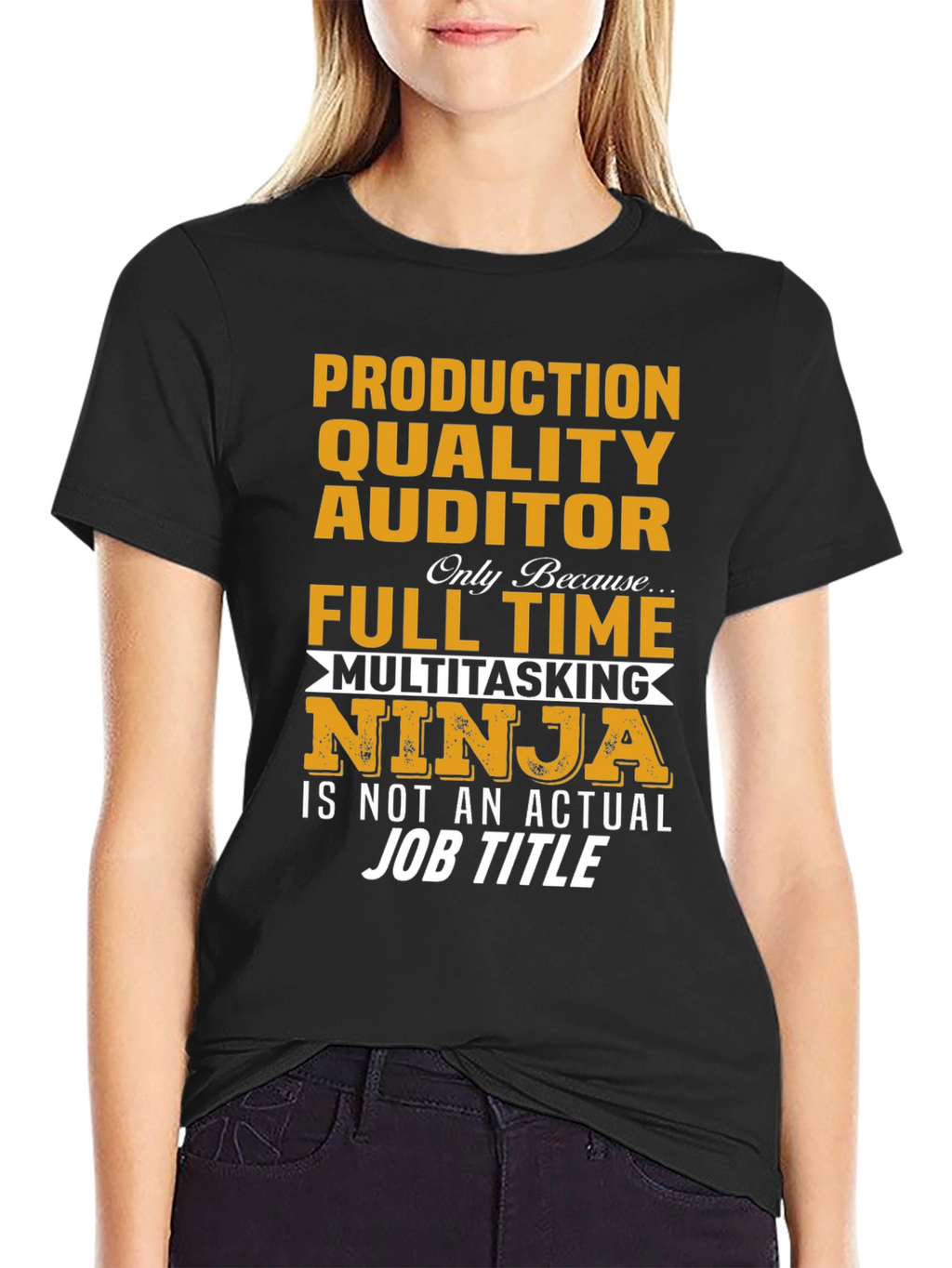 Production Quality Auditor Multitasking Ninja T-Shirt