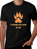 Id Rather Play with My Cat T-Shirt