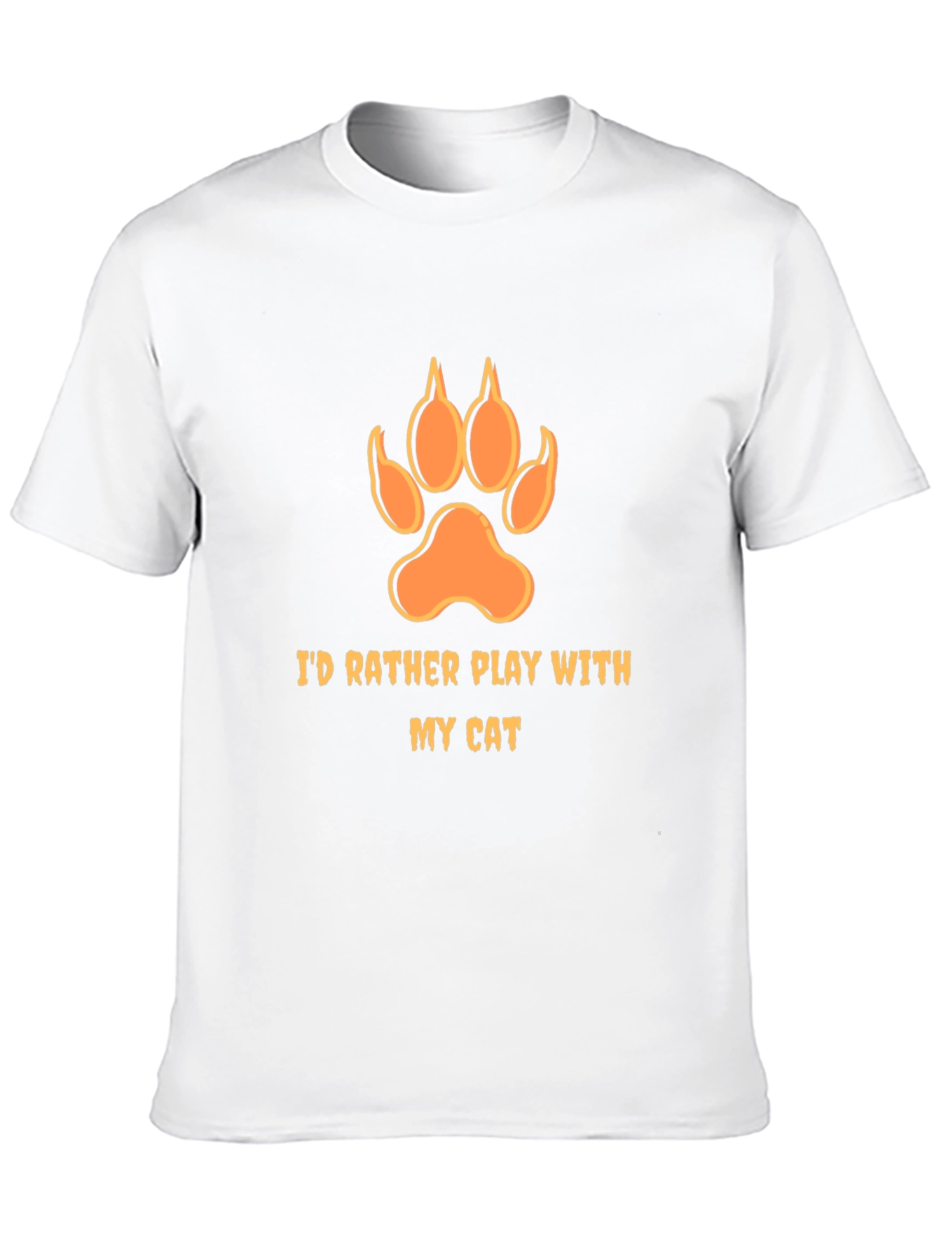 Id Rather Play with My Cat T-Shirt