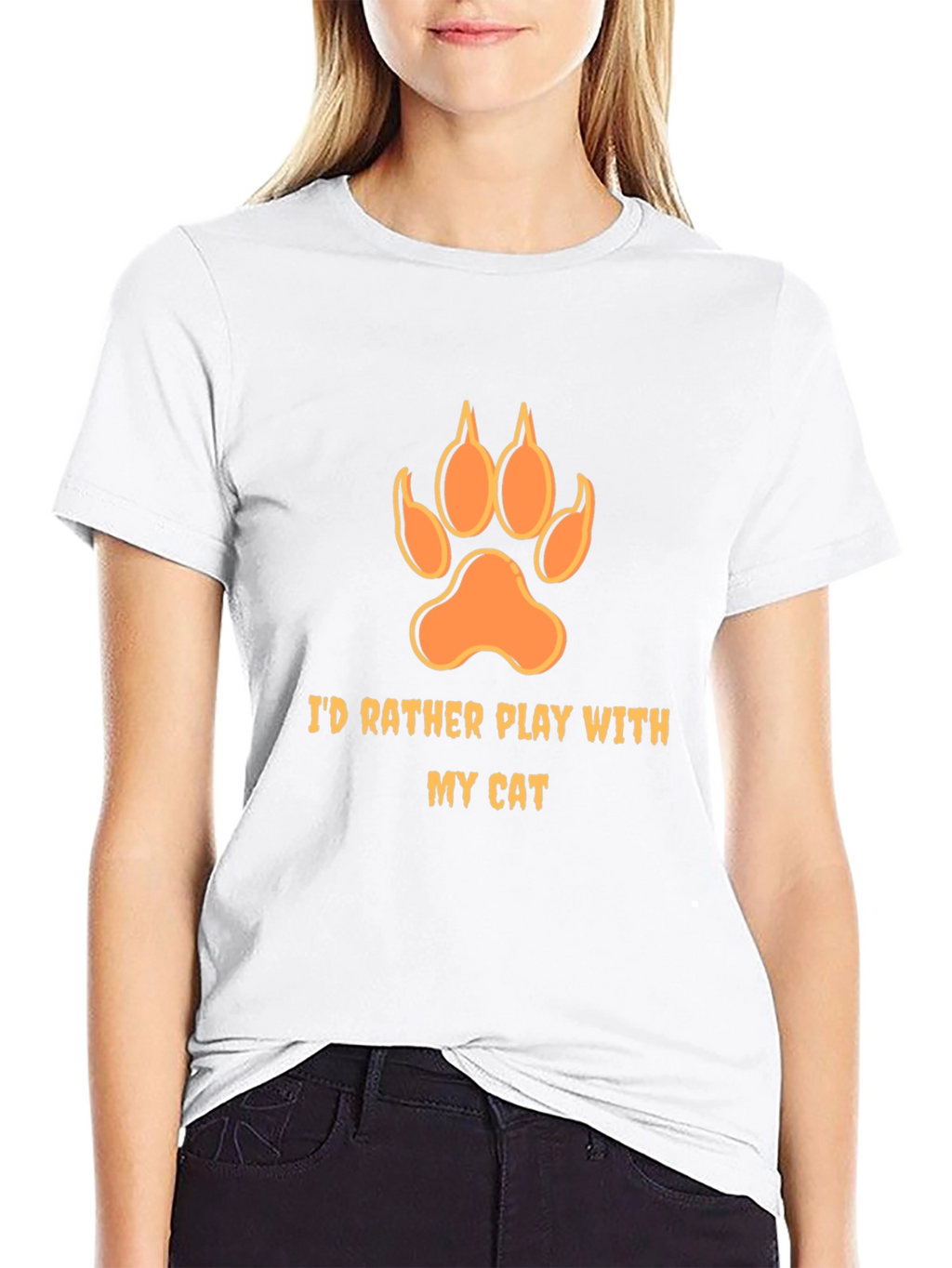Id Rather Play with My Cat T-Shirt