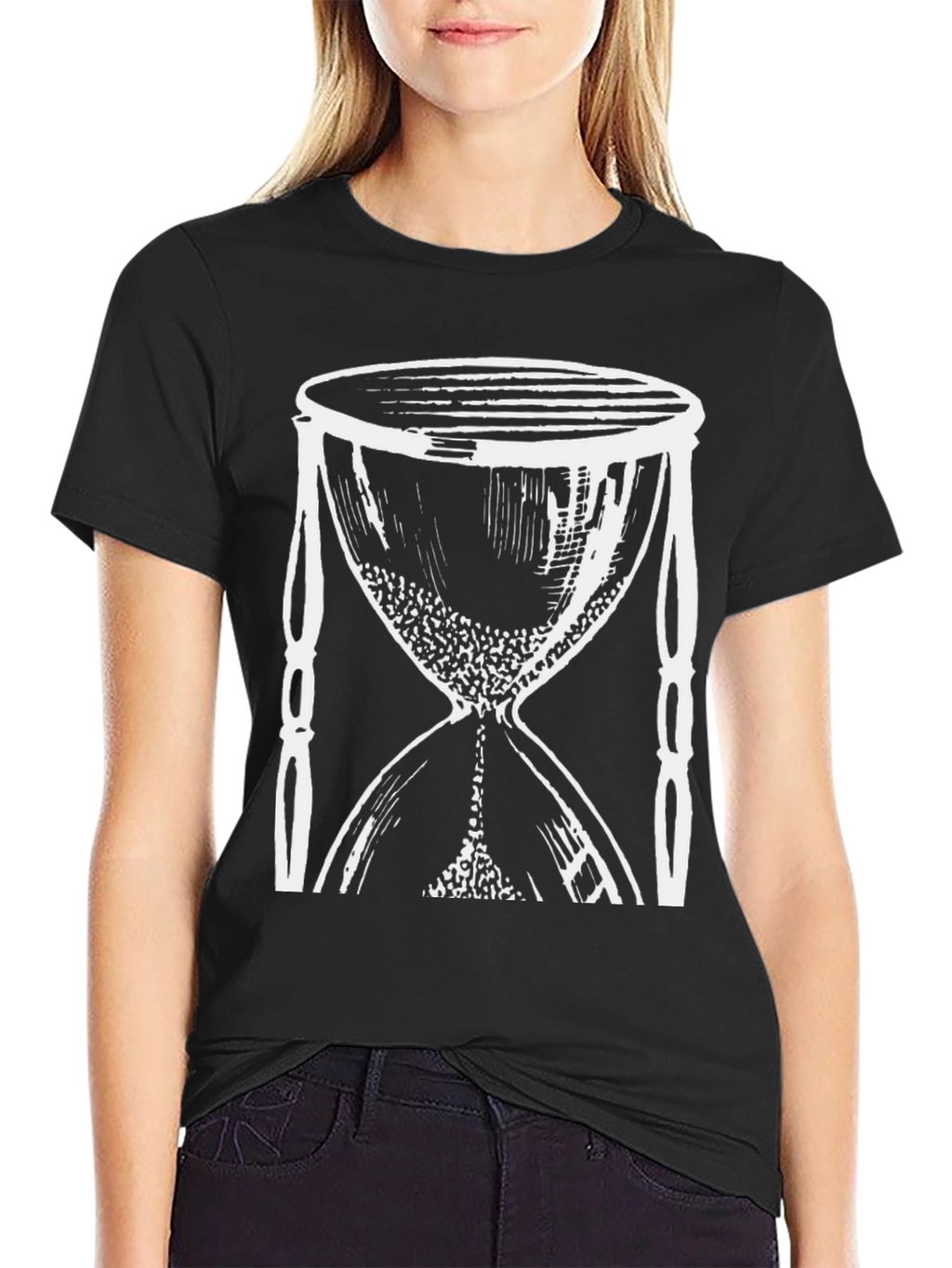 Hourglass Graphic Tee - Stylish Unisex T-Shirt