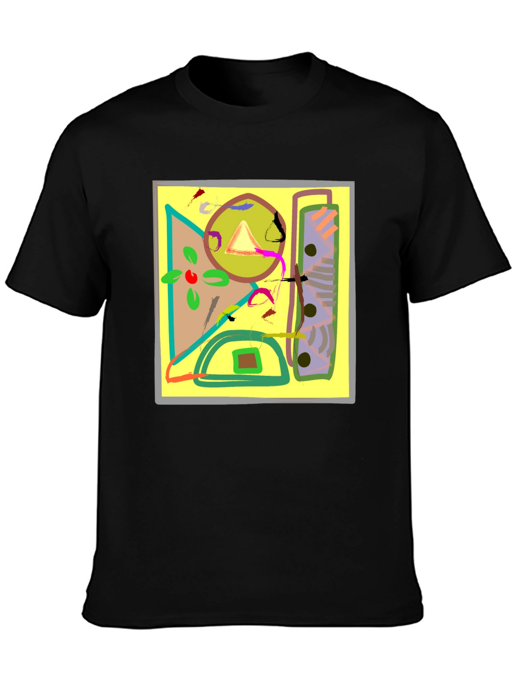 Abstract Art Graphic Tee - Unique Design