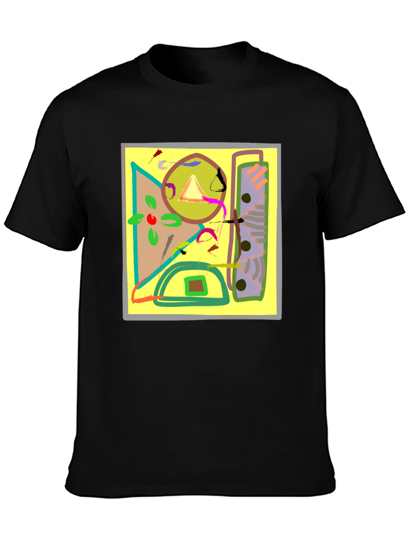 Abstract Art Graphic Tee - Unique Design