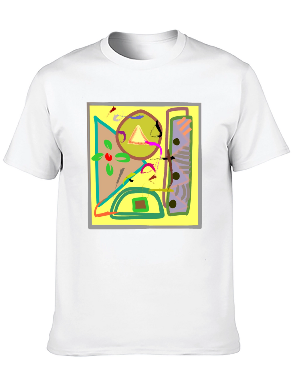 Abstract Art Graphic Tee - Unique Design
