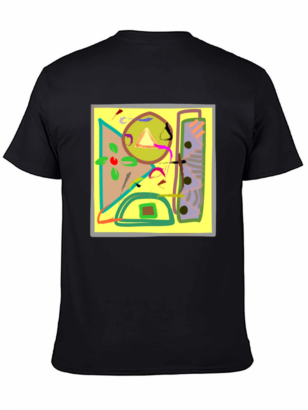 Abstract Art Graphic Tee - Unique Design