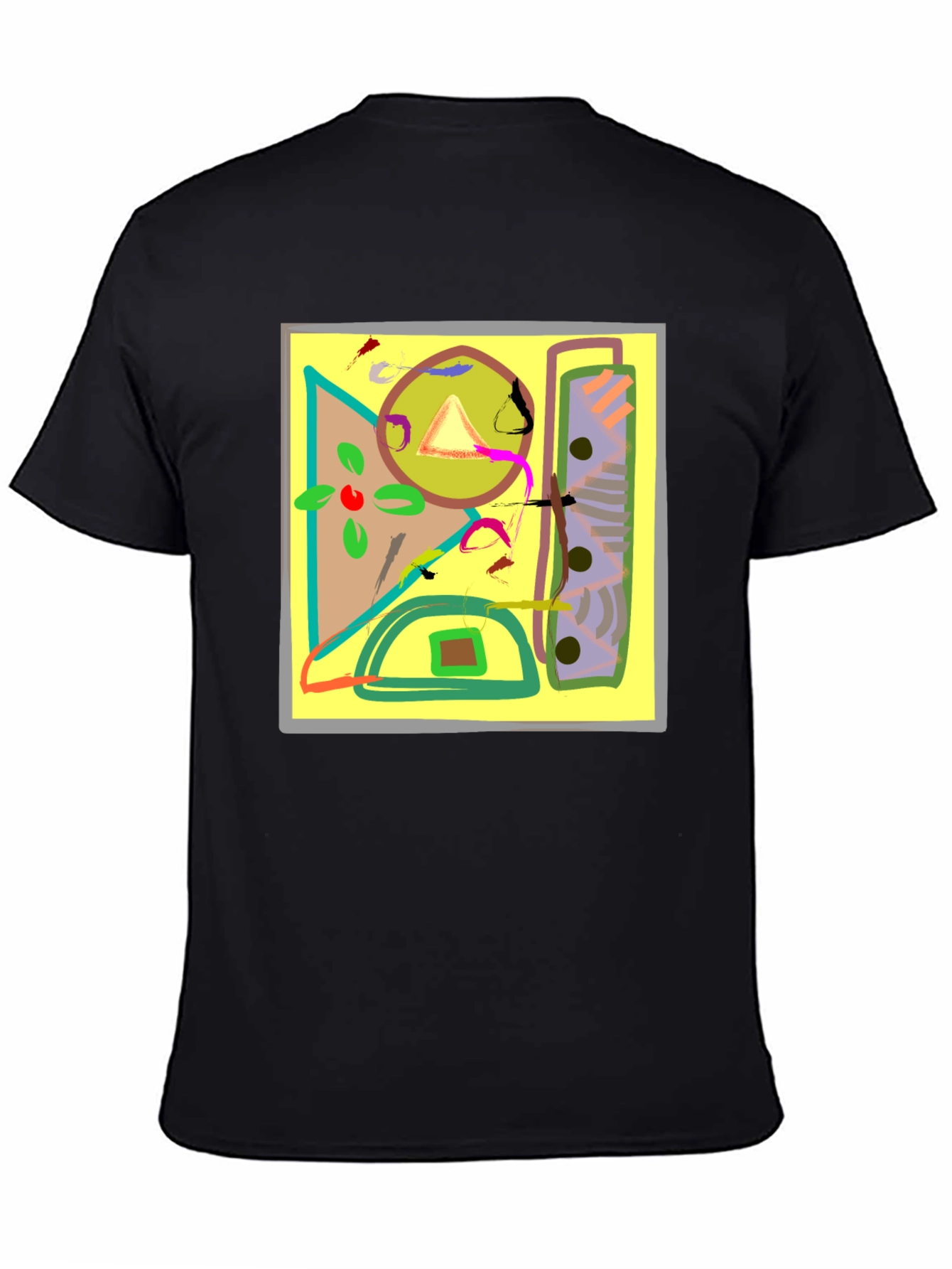 Abstract Art Graphic Tee - Unique Design
