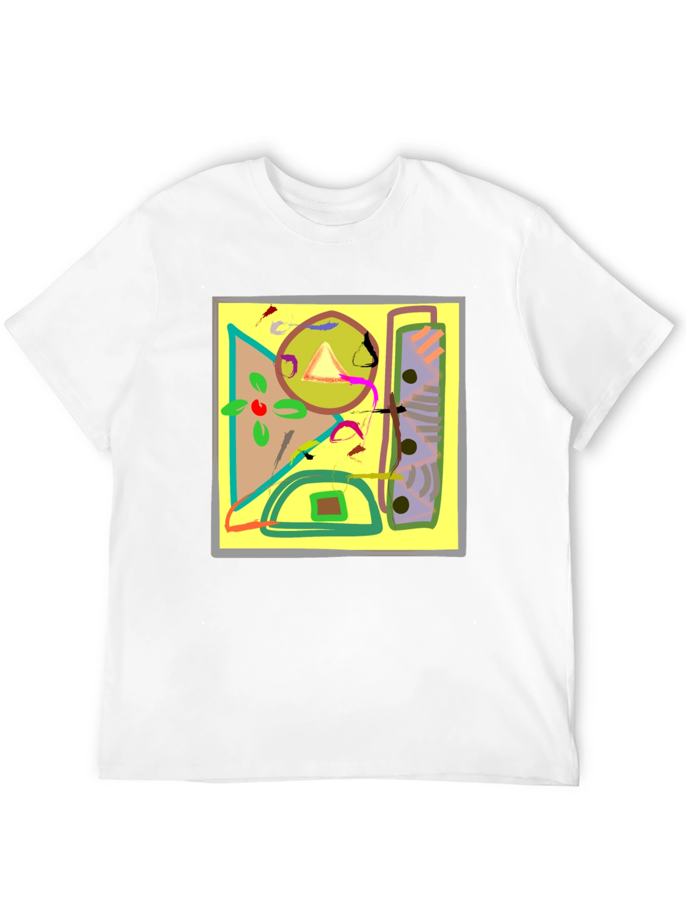 Abstract Art Graphic Tee - Unique Design